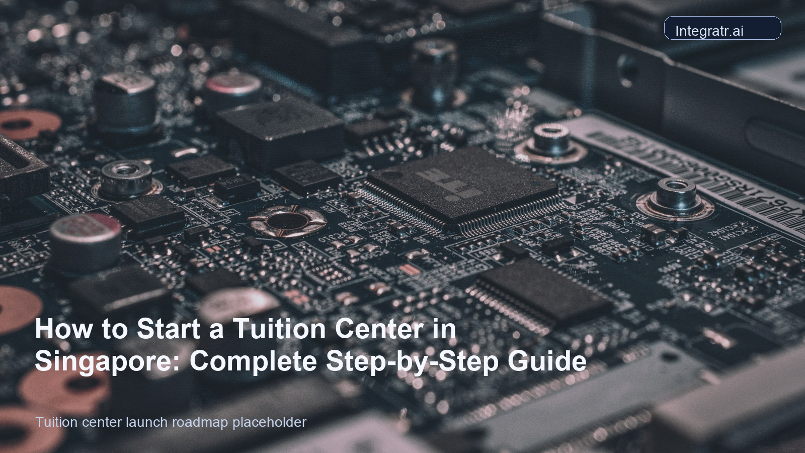 Tuition center launch roadmap placeholder